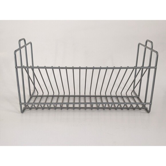 Vintage IKEA 12" Matte Silver Metal 20 CD Storage Rack/Holder - VINK 100.239.49 - Picture 5 of 9